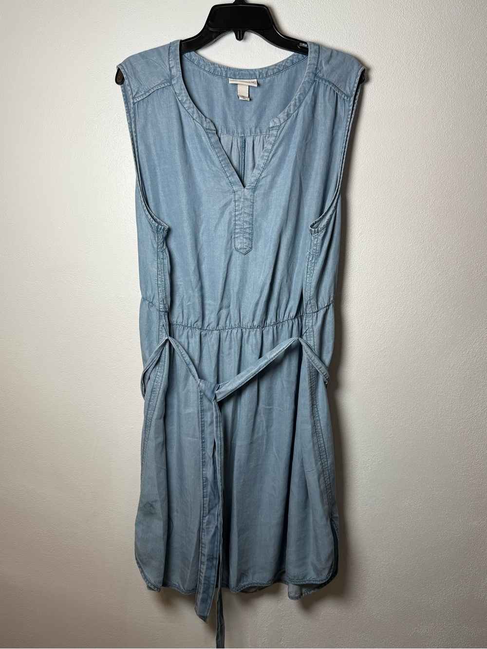 Ava & Viv Light Blue Chambray Mini Dress - Picture 2 of 5